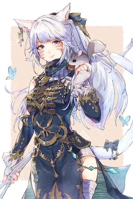 ルナエンヴォイ#ミコッテ #FF14 #FF14イラスト #FF14art 