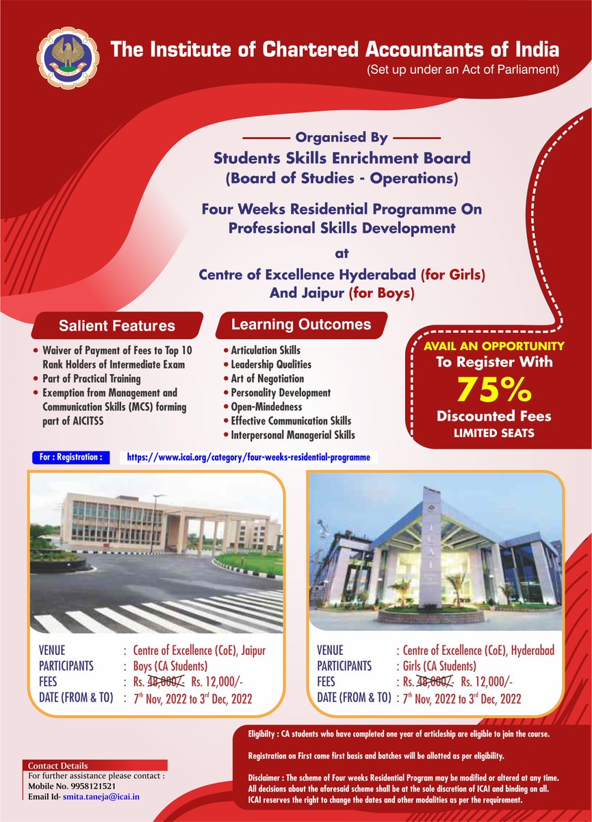 bosoicai's tweet photo. #FWRP at centre of hear #ICAI COE Hyderabad # ICAI COW Jaipur @Discounted fees #click to register https://t.co/BpxipCGy6k https://t.co/z1XJbNyRiI