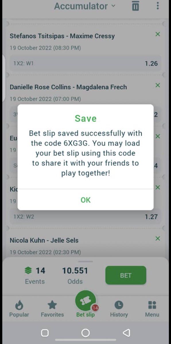 Mrbankstips's tweet image. 514 odds tennis 🎾 

10 odds edit 

Not on 22bet ? Register right away

🇳🇬 bit.ly/3Mhgq3l

🇬🇭 cutt.ly/hKMXnxB

🇰🇪 bit.ly/3huJDtB

🇹🇿 bit.ly/3CfvNow

🌎 bit.ly/3K

No promo code