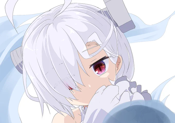 ナデナデを要求するテラーなお、いまいち伝わらない模様・・・#アズールレーン#アズレン 