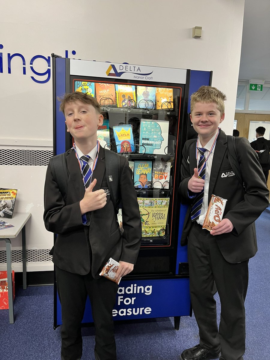 DeltaManorCroft's tweet photo. Our Year 9 Reading Champions for this half term! 🏅#ReadingMatters #TodayAReader https://t.co/41GkEPkLqm