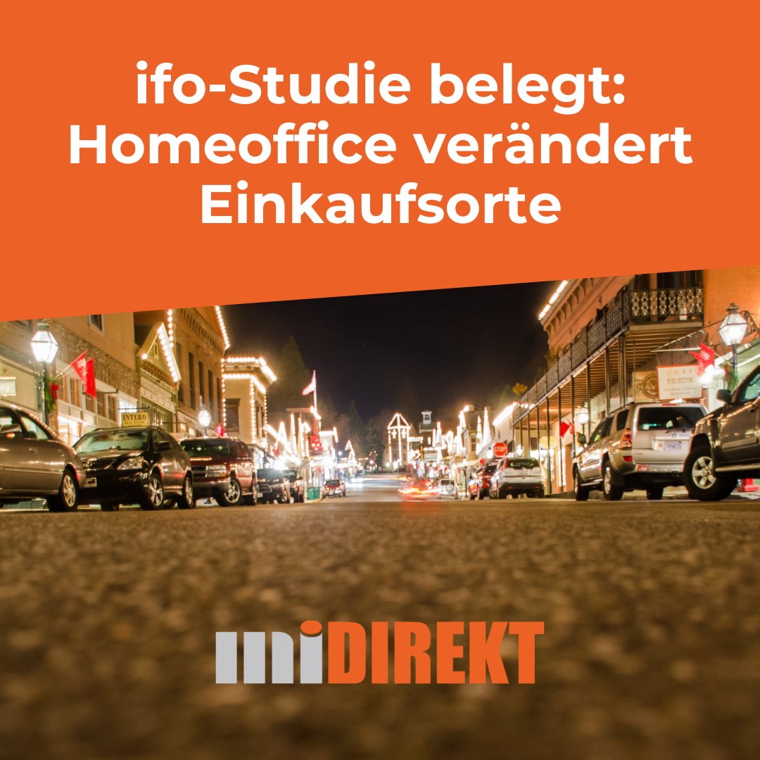 marktintern's tweet image. Fünf Autoren des ifo-Institus haben sich für die Studie die Frage gestellt: „Die Innenstadt als Konsumzentrum: Ein Opfer von Corona und Homeoffice?“ Um die Antwort vorwegzunehmen: Sie lautet ja.
Mehr dazu lesen Sie hier: markt-intern.de/blog/archives/…