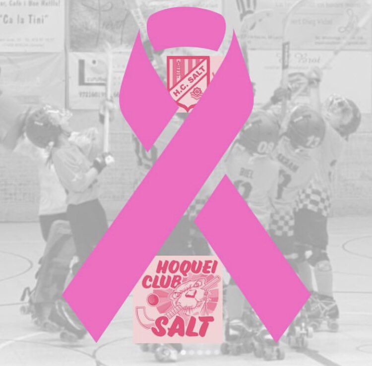 El <a href="/SaltHoquei/">HOQUEI CLUB SALT</a> es suma al rosa…, i tu?.
#DiaMundialDelCancerDeMama