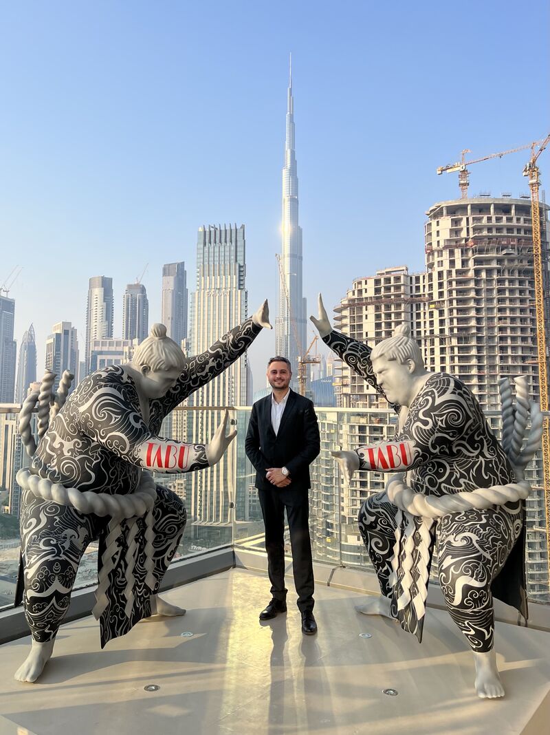 divisionxc's tweet photo. Amazing 3D Printed Sculptures.
Another great piece of work from Pir Arkam and the team at Proto21.
The giant 3D Printed sumos have been installed in the St. Regis Hotel, Business Bay, Dubai for TABŪ – a high-end restaurant and lounge serving authentic yet modern Japanese cuisine. https://t.co/nklQhiVYZC