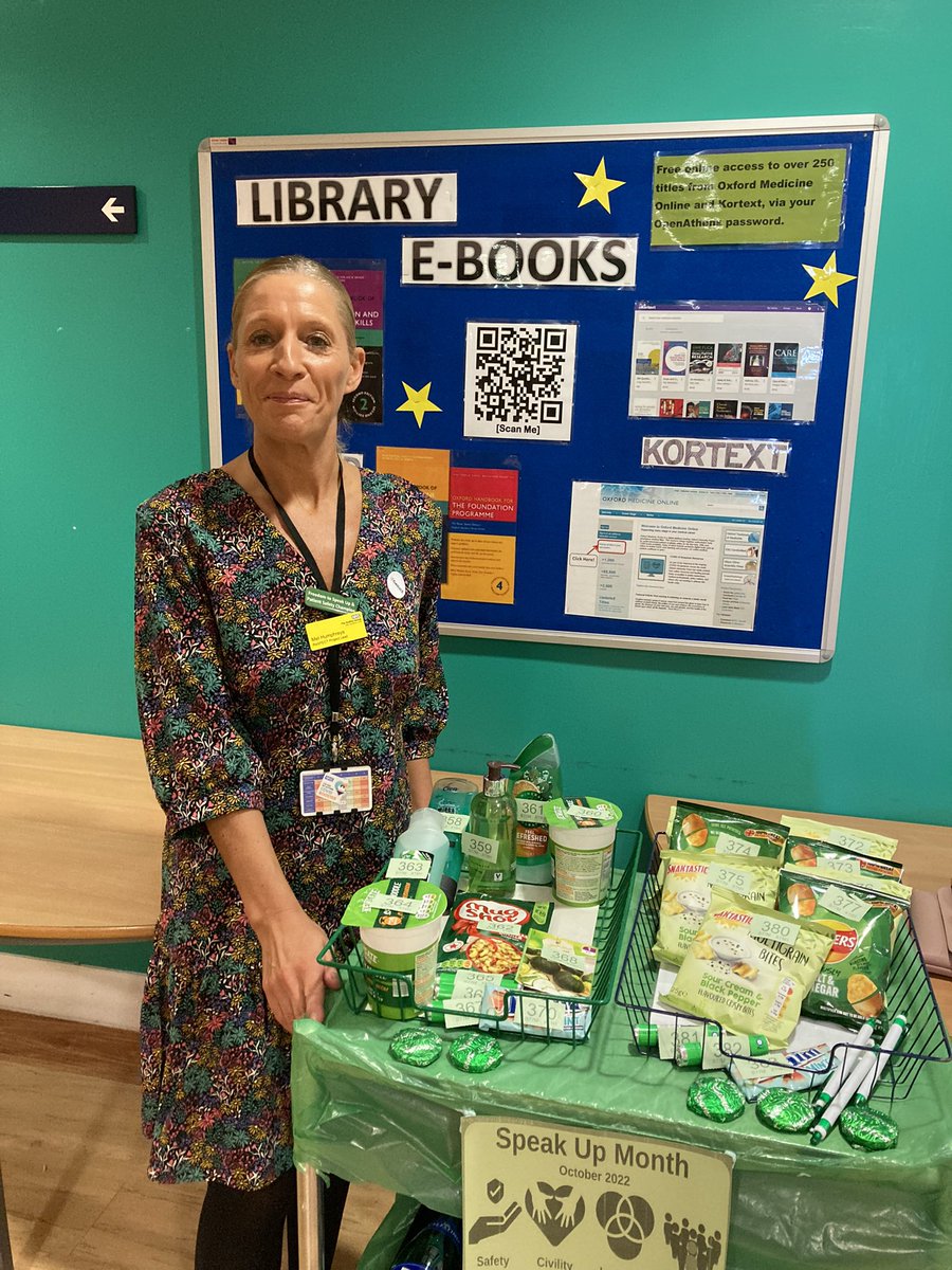 FTSU champion and ReSPECT project lead <a href="/MelHumphreys1/">Mel Humphreys</a> is out and about with our raffle prizes today 😀