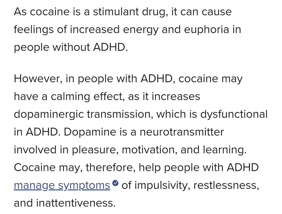 winterbbrowan's tweet photo. have been very interested if there were studies on the effects of cocaine on people with adhd and i'm very pleased to see that this has been studied, and such a recent canadian study too !!!  https://t.co/cqmA9Evp77 https://t.co/9viQZZo9Oz