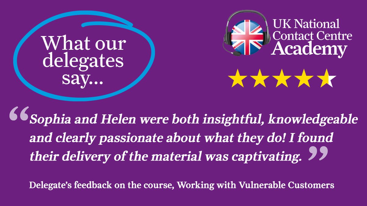 CCMATALK's tweet image. Do you work with vulnerable customers? Learn to recognise all types of vulnerability, develop appropriate strategies &amp;amp; create an action to meet your customers&apos; needs effectively in our workshop on 10 Nov 22 ccma.org.uk/members/events… #ccma #vulnerability  #Training #contactcentres
