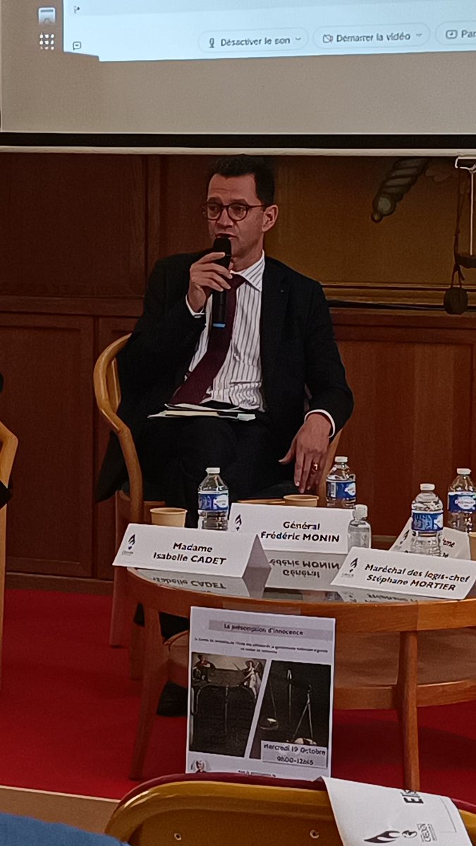 CRGN_GN's tweet photo. 🎙️ Le général Frédéric Monin souligne l'exemplarité de la @Gendarmerie 👮
➡️ par ses dispositifs, notamment #stopdiscri afin de respecter la #presomptioninnocence 🧑⚖️
🔴 Pour nous rejoindre 👉 rendez-vous dans les commentaires https://t.co/XLIgBcU2XU