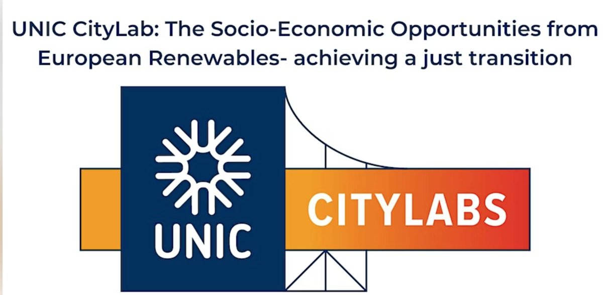 Online workshop on Nov 22nd with expert panel discussion exploring approaches to socio-economic opportunities around public engagement in renewable energy infrastructure development in support of a just transition Read more & register here 👇 eventbrite.ie/e/unic-citylab…
