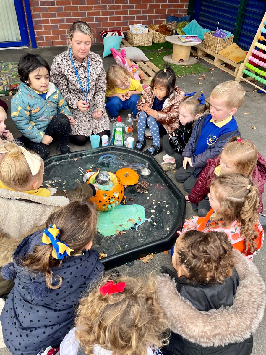 Nursery have been experimenting with spooky potions today .
