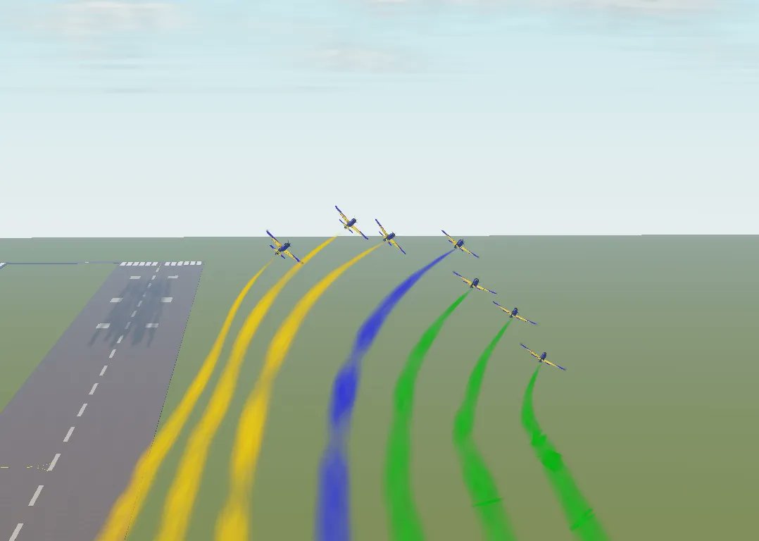 EDAR - Esquadrão de Demonstração Aérea do Roblox tweet media