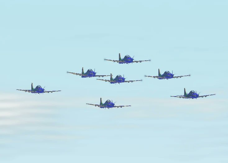 EDAR - Esquadrão de Demonstração Aérea do Roblox tweet media