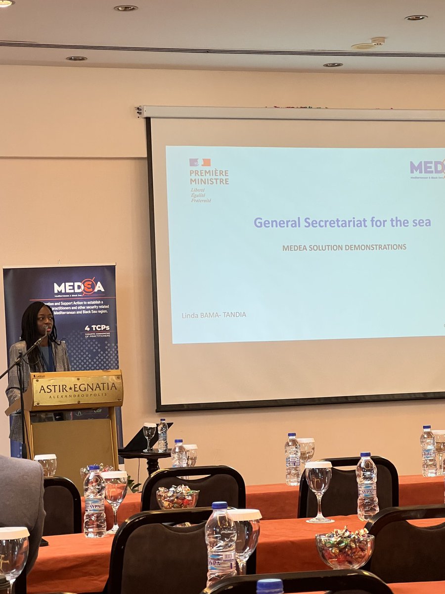 Linda Bama-Tandia made an impressive presentation concerning the interest of SGMer in EU projects like MEDEA Project.

#MEDEAprojecteu #solutions #alexandroupolis #practitioners #market