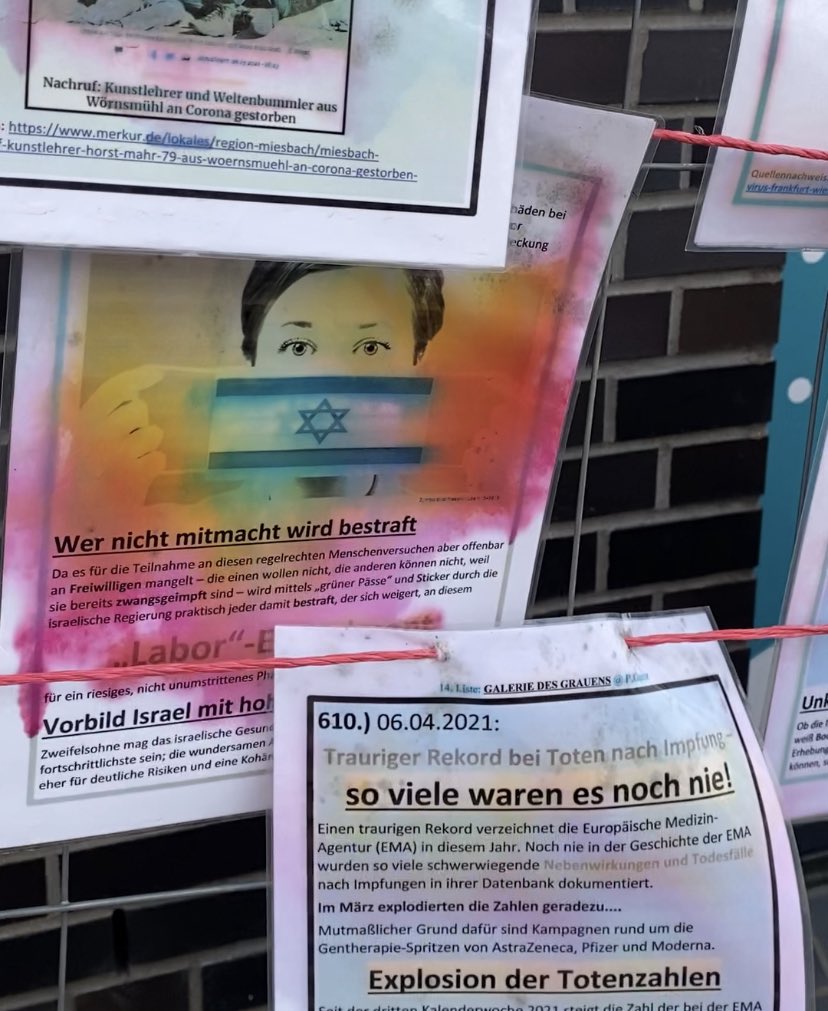 report_rio's tweet photo. #g1910 in #Gera wurde heute eine antisemitische und verschwörungsideologische Ausstellung eröffnet. Aufgerufen hat dazu Christian klar. Mit dabei ist Freies Thüringen urn auch ein Mitglied der neuen Stärke als Schutz. https://t.co/XhlVyg3KBj