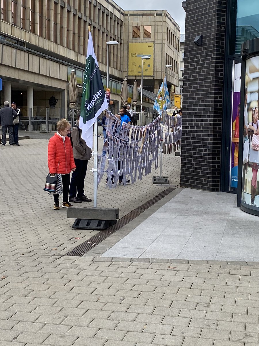 report_rio's tweet photo. #g1910 in #Gera wurde heute eine antisemitische und verschwörungsideologische Ausstellung eröffnet. Aufgerufen hat dazu Christian klar. Mit dabei ist Freies Thüringen urn auch ein Mitglied der neuen Stärke als Schutz. https://t.co/XhlVyg3KBj