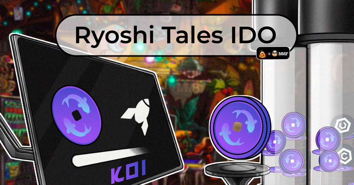 EbisusBay's tweet photo. 1/🧵

#CROFam, it is time for Ebisu's Bay to enter into a new era

Today, we announce Ryoshi Tales, a mobile-focused resource management game 🕹

But there's more...

Please welcome $KOI, the token of the Ebisu's Bay ecosystem, launching October 25th, 4:00 AM UTC on @MMFcrypto 🚀 https://t.co/wfWd7a2aXr