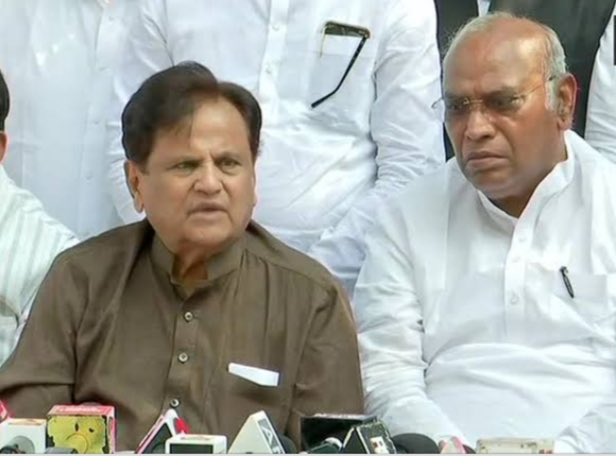 @ahmedpatel and @kharge ji were colleagues and friends since 1976… 4 decades ! It’s apt to share here today ,this photo of them together ,when he’s been elected as the new Congress President. @mumtazpatels