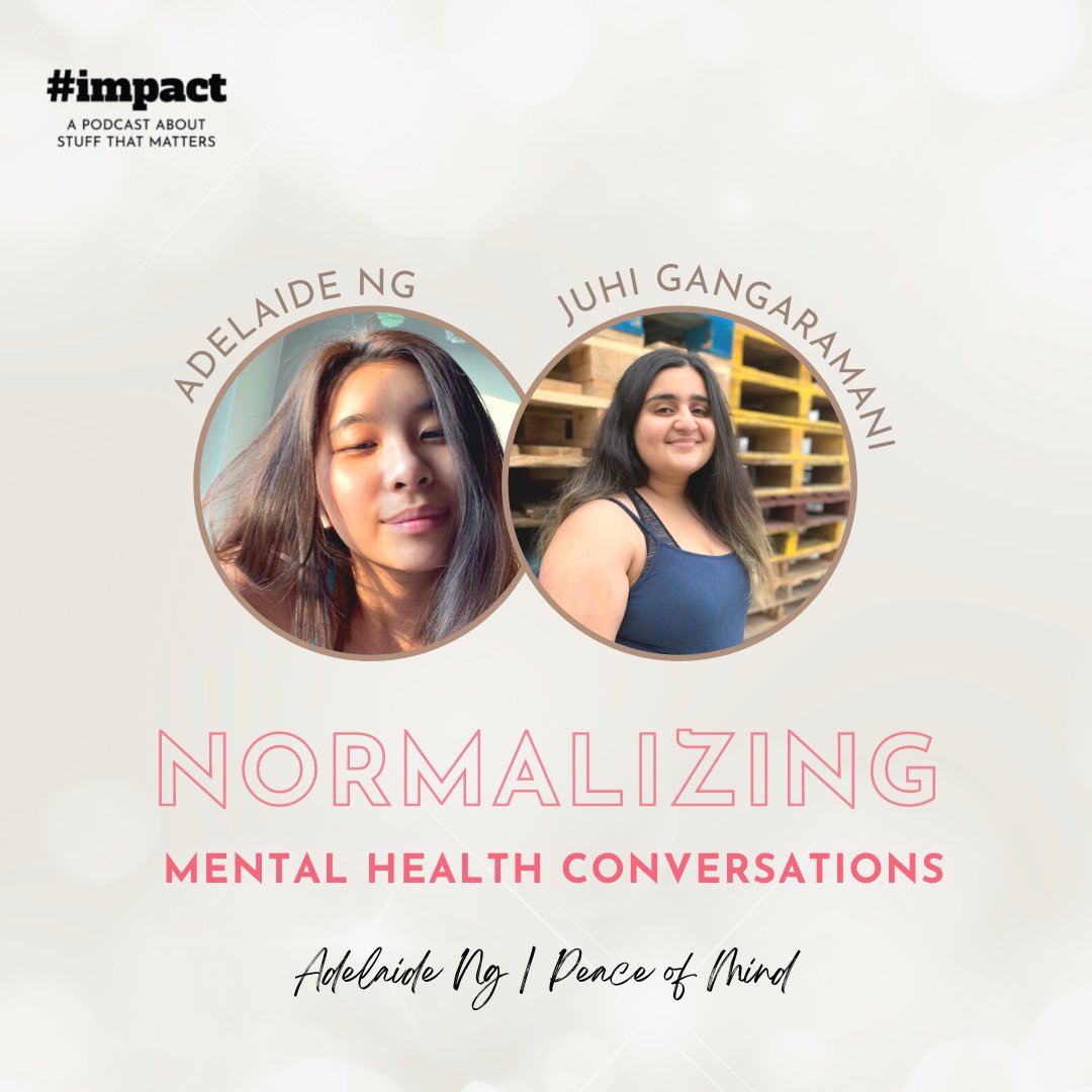 Thank you Juhi and Adelaide Ng for your courage to share on the podcast, and for allowing me to learn and be the listener for this month's episode ❤️❤️❤️

Here's our latest podcast episode: zcu.io/TtGW

#mentalhealth #mentalhealthadvocate #podcast