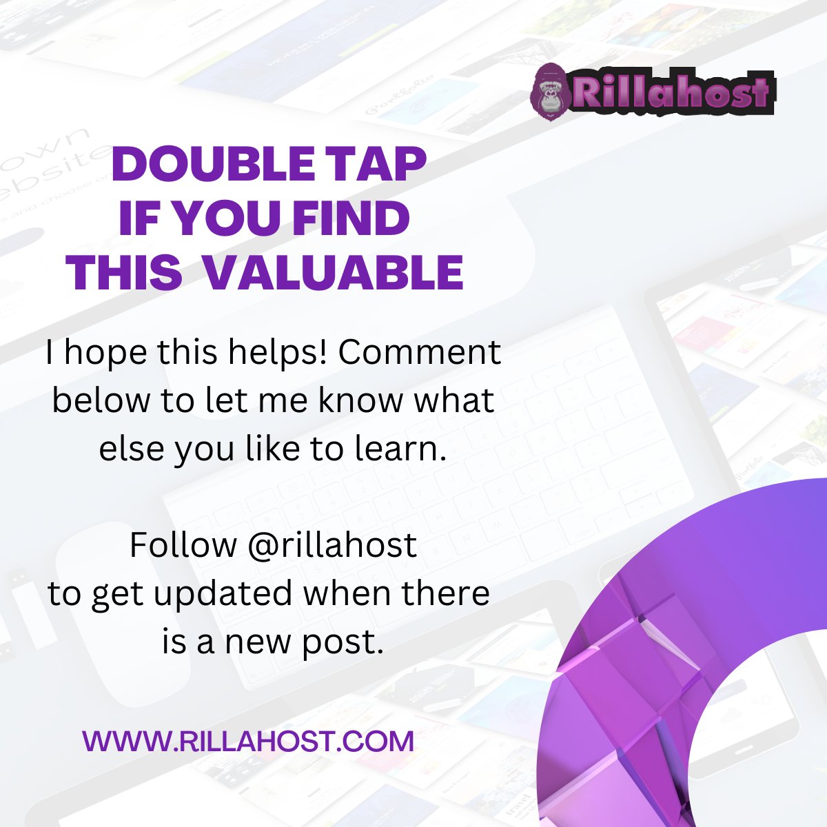rilla_host's tweet photo. For more tips on website update and maintenance, follow @rillahost🔥

#rillahost #cheapest #webdesign #website #hosting #hostingcompany #websitedesignersinuk #business #websitedesignersinnigeria #websitedesigners #cheaphosting #wordpress #wordpressuser https://t.co/nVCmcrIKrd