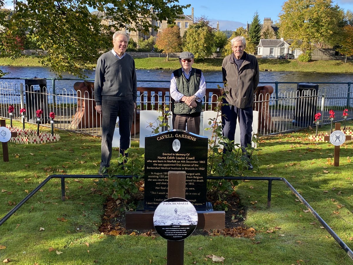 Humbling experience to help build the Garden of Remembrance in Inverness with these giants of men <a href="/poppyscotland/">Poppyscotland</a> <a href="/LegionScotland/">Legion Scotland</a>