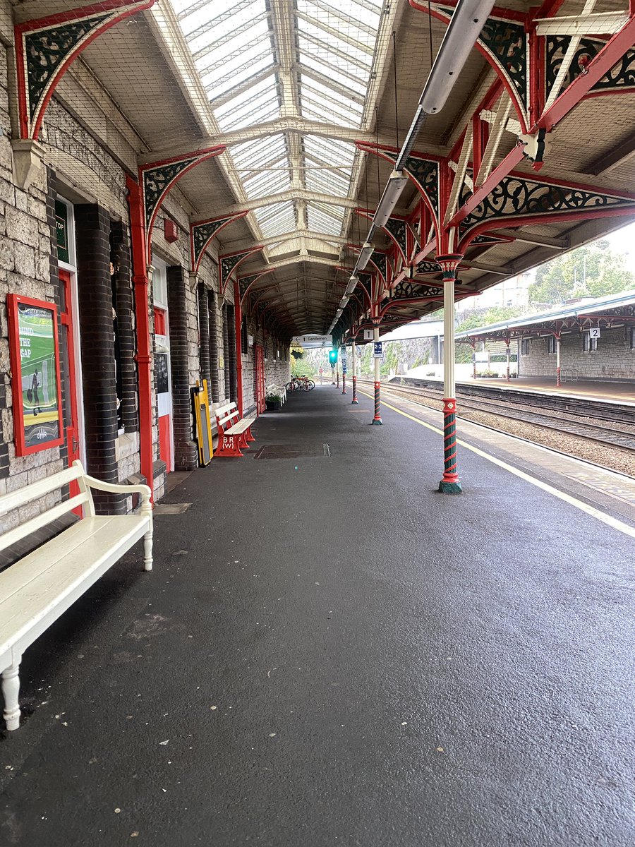 DougEltham's tweet photo. @GWRHelp Great to have cycle parking at Teignmouth but could it be closer to where the trains are? The cars in the car park are actually closer. https://t.co/SG3fEr93fS