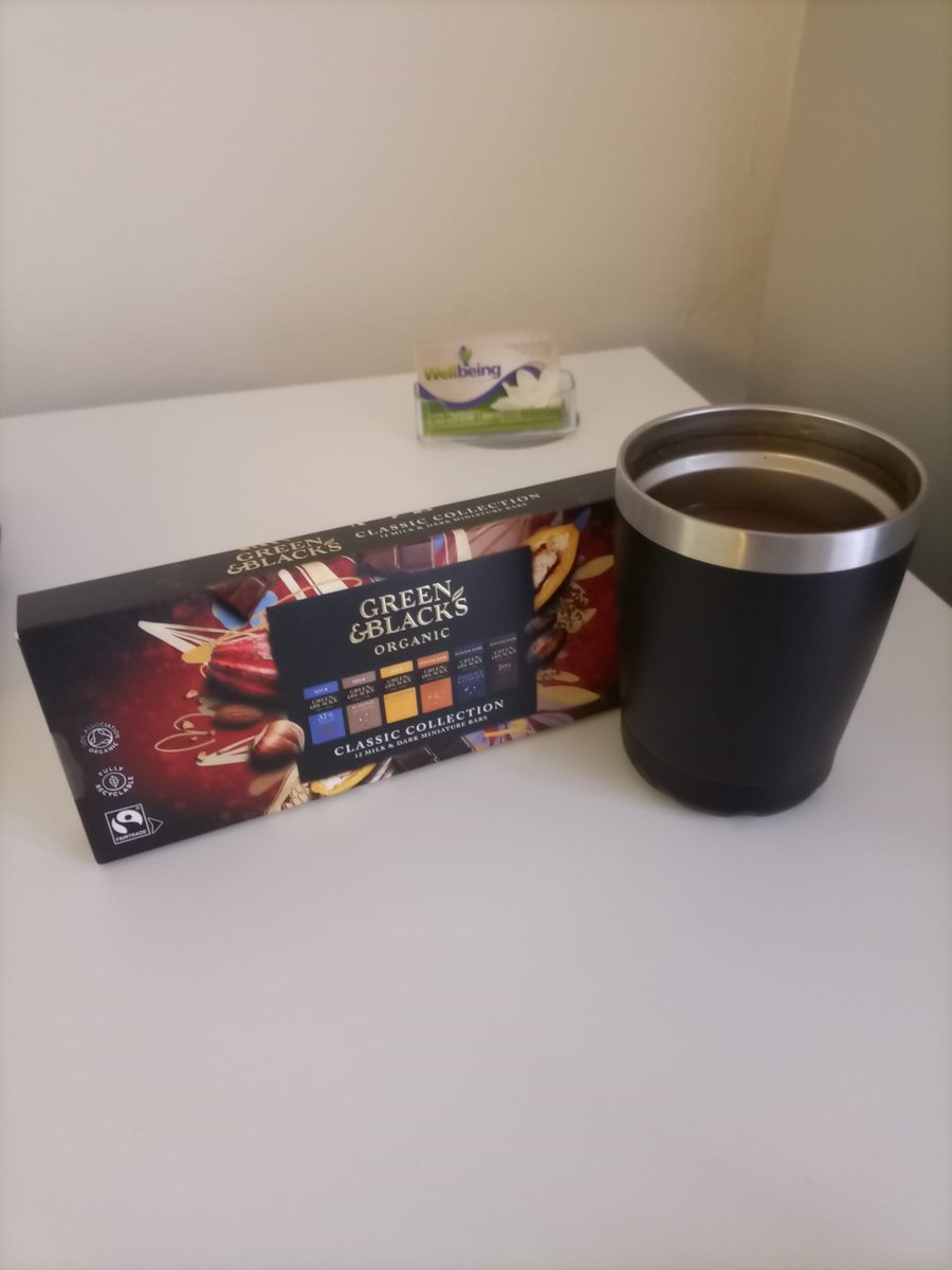 WellbeingWex's tweet photo. Coffee time and big decision to make, which chocolate to try first? 
#coffeetime #sweets #giftfromaclient #grateful🙏 #lymphdrainage #Wexford #smallthings https://t.co/5lqjLWqHdL