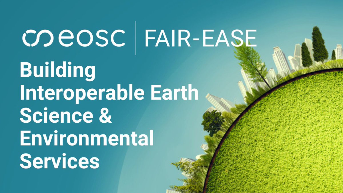 TrustITServices's tweet photo. A new project has joined the #EOSC family! 
@FAIR_EASE will employ an #interdomain #digitalarchitecture for the integrated use of #environmentaldata in the #earthsciences.

Learn more about the project’s KOM and its next envisioned steps: https://t.co/awBB7GVj8J https://t.co/GuQElANeuR