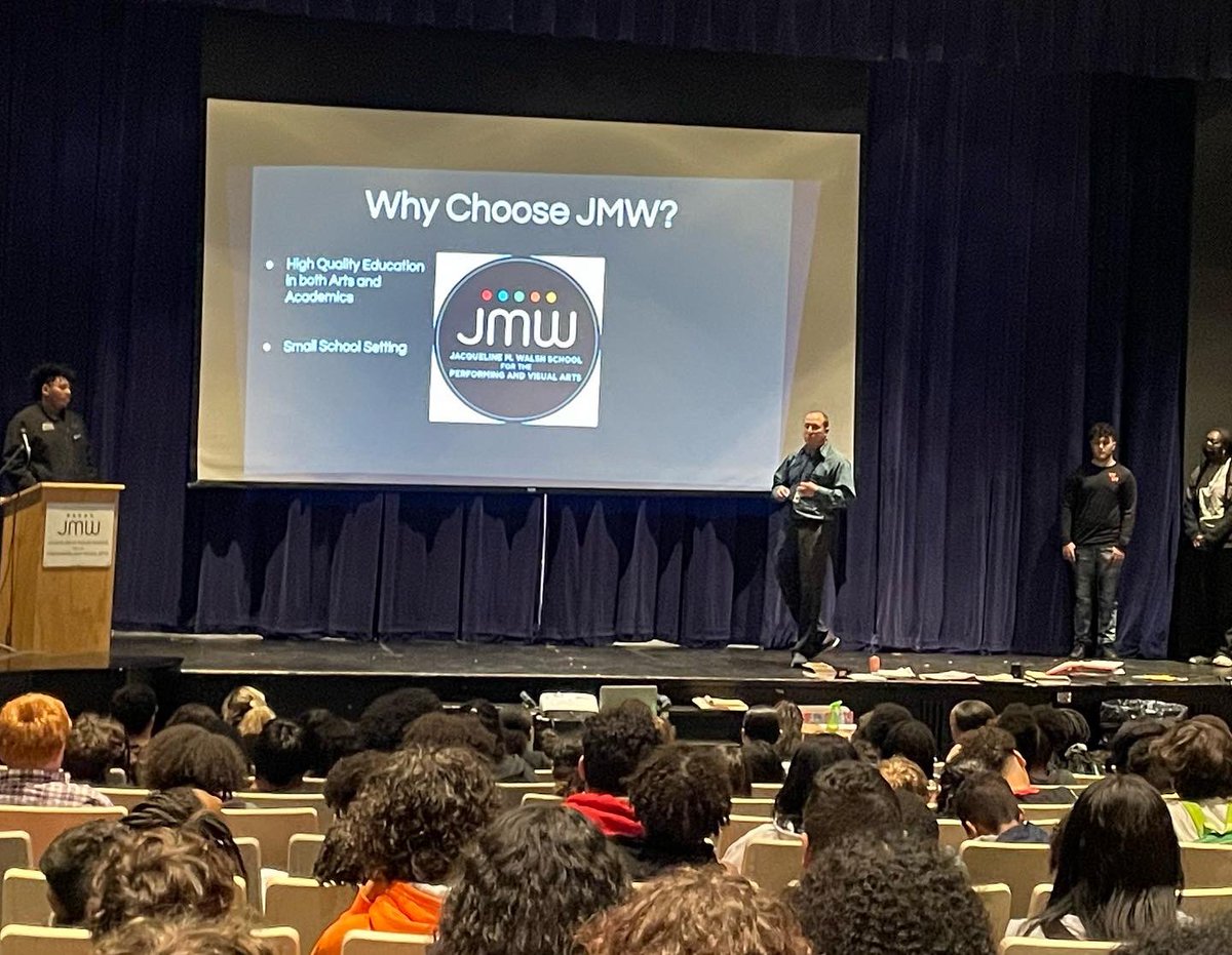 aclagace's tweet photo. Thank you @JenksMS1 for giving us the time to speak to your 8th graders yesterday morning! We are looking forward to meeting even more 8th graders at our Prospective Student Open House tonight!

@PSD_CTE_ARTS 
@PSDRI_Schools https://t.co/O0bpWGBJ21