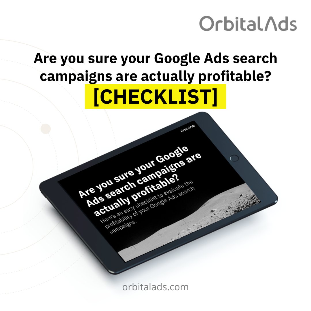 The vast majority of advertisers are either losing money on Google or just breaking even.

Given this fact, we've prepared a checklist for you to evaluate the profitability of your Google Ads search campaigns.

If you need a little refreshing, or simply want to stay on track, ...