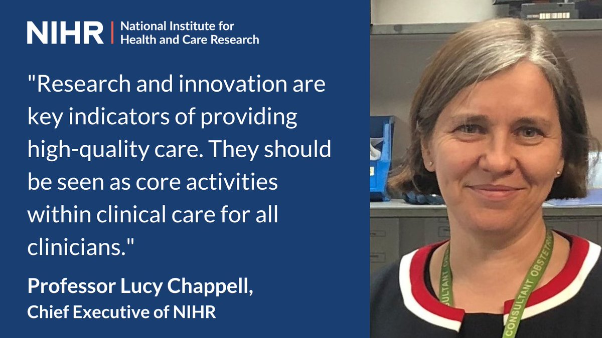 A joint statement from @RCPhysicians & NIHR sets out how clinical research can play a vital role in supporting the NHS by improving the effectiveness and efficiency of care. Every healthcare professional can play a role in this. nihr.ac.uk/news/rcp-and-n… @LucyChappell2 @DHSCmedia