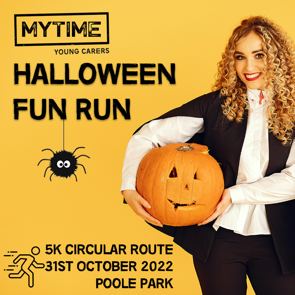 Trick or treat, it's time to move your feet in support of MYTIME Young Carers🎃

All ages welcome, under 16s to be accompanied by an adult. There will be free sweets along the way, a face-painter at the ready, and MYTIME goody bags! eventbrite.co.uk/e/halloween-fu…