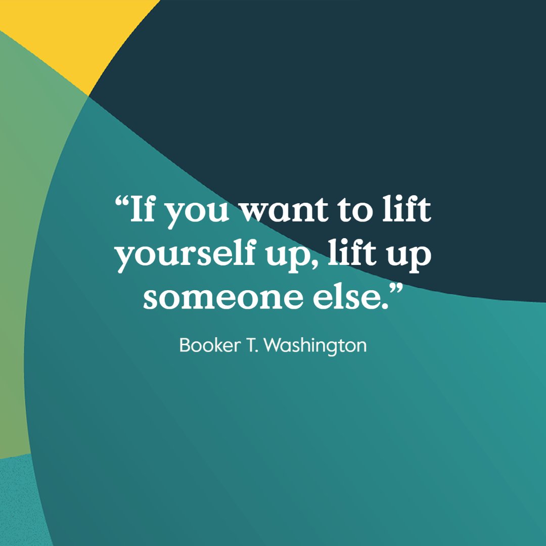 This week's #WednesdayWisdom comes from American educator &amp; author Booker T. Washington.

May we be inspired to elevate others &amp; help one another to succeed. ✨

Read more about Washington &amp; other notable African American figures in this <a href="/CambridgeUP/">Cambridge University Press</a> book: ow.ly/8wgP50Le9Sl