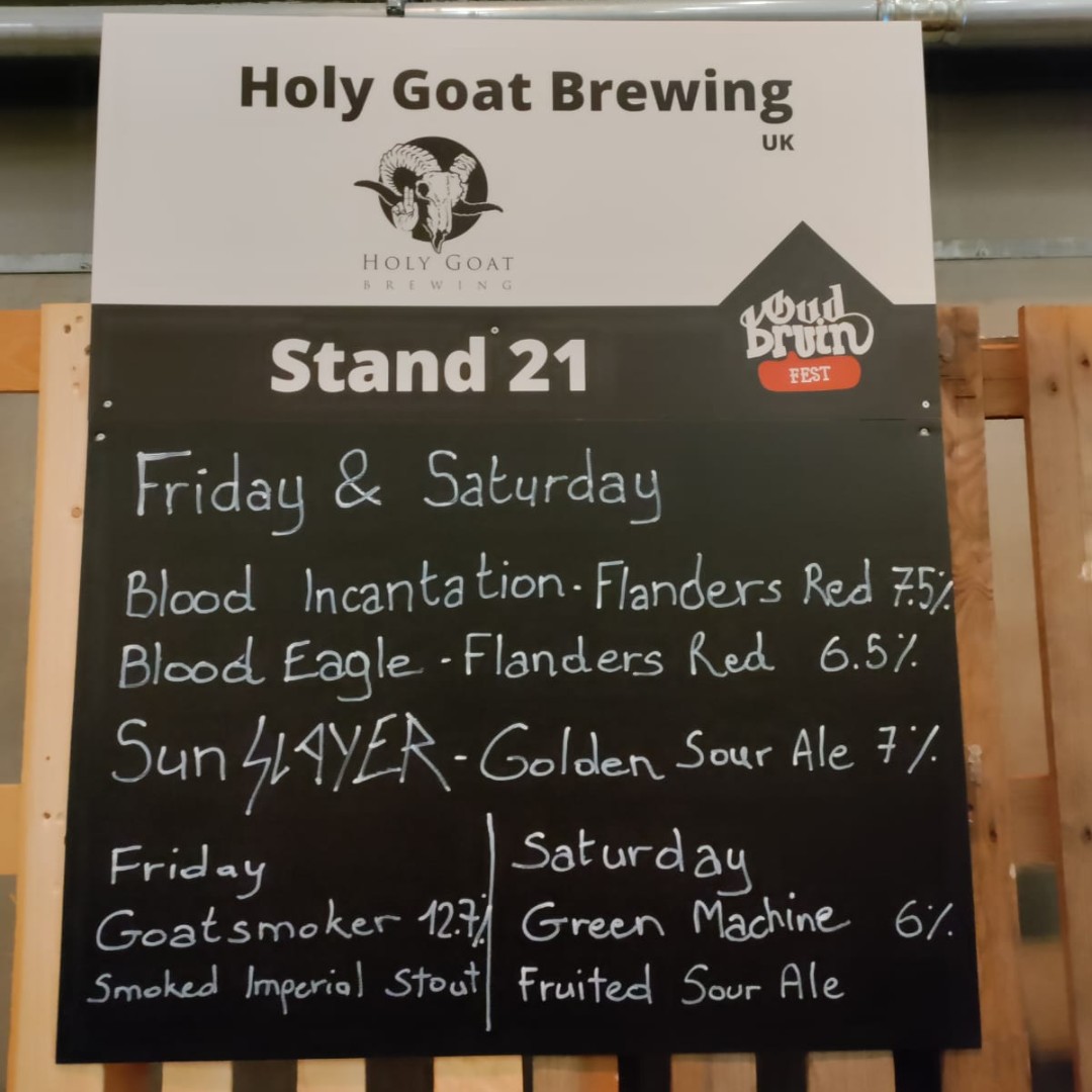 As a brewery which takes so much inspiration from Belgian beer, it was an honour to present our interpretations of Flanders Red and Oud Bruin at @OudBruinfest in Kortrijk, Belgium.

#Holygoat #Hailthegoat  #Oudbruinfest #Kortrijk #Belgium #Dundee #Flanders #Oudbruin #Festival