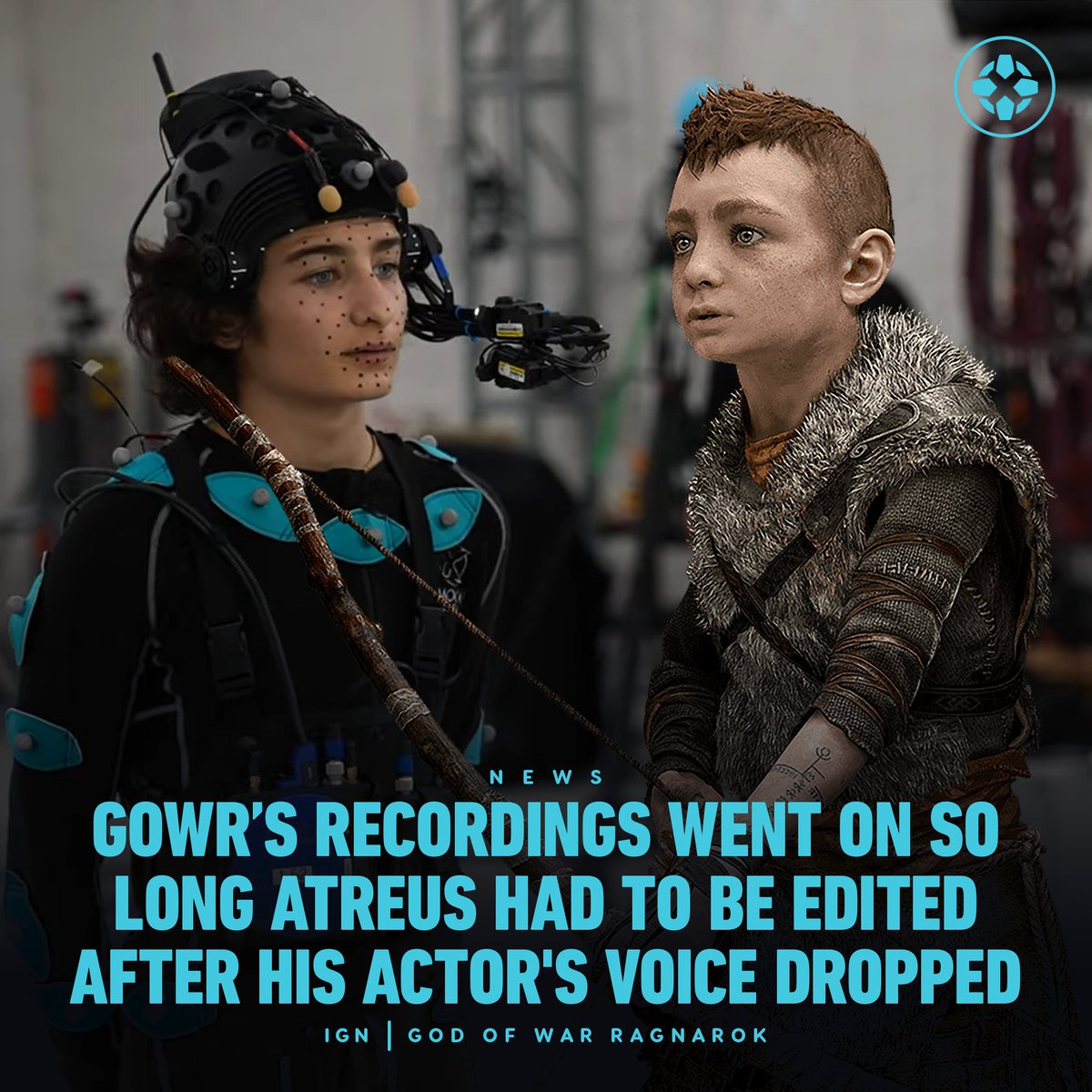 IGN's tweet photo. Supervising Dialogue Designer for God of War Ragnarök, Jodie Kupsco, said in a recent video that actor Sunny Suljic's voice "changed dramatically throughout the several years on the title." Later following "We had to go in and even out the performance." https://t.co/cS72iPqZD7