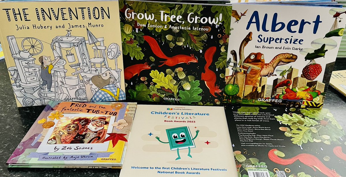 Thank you @graffeg_books for your beautiful collection of books for our #clfbookawards #childrensbookawards @ChildrensLFests Children in our schools and libraries will love this wonderful selection. #librariestransform #communities #children #readingforpleasure