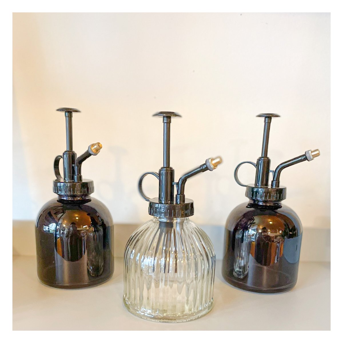 As the weather gets cooler and dryer, giving your plants a mist in addition to watering keeps them healthy &amp; happy. 
We have a nice selection of plant misters in store.
.
#plantmom #plantdad #lifewithplants