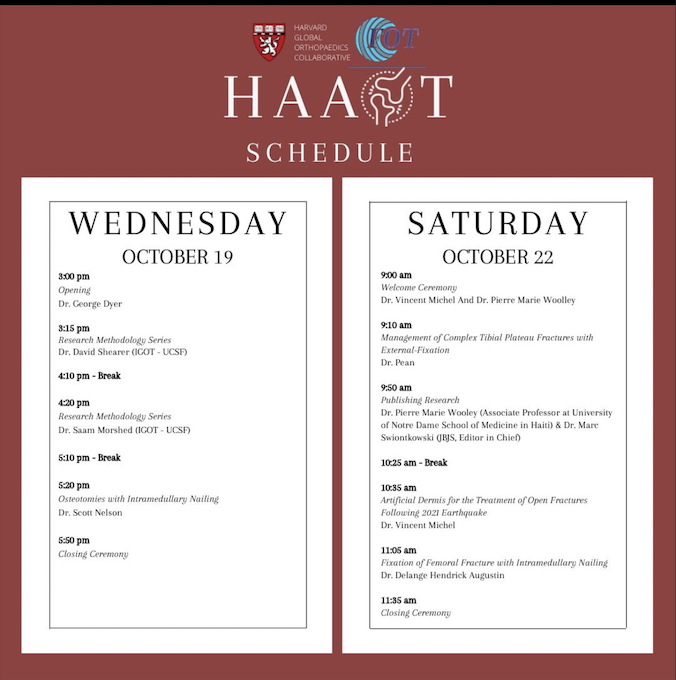 HAAOT22's tweet photo. Today is the first day of HAAOT 2022 conference! Updated schedule is attached. Zoom links will be posted later today. Recordings will also be made available to those who are unable to attend live. We are excited to see you there! #HAAOT

Register below:
https://t.co/XqR5zOLHjQ https://t.co/qMIFBGoaGz