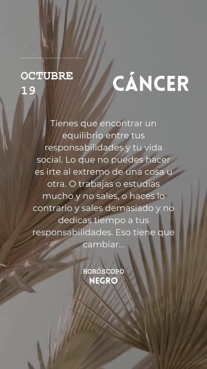 cancer_hn's tweet photo. El horóscopo diario del 19 de octubre para #Cáncer ♋️🔮 #horoscoponegro #horoscopodiario https://t.co/rWWVTnQ6Vq