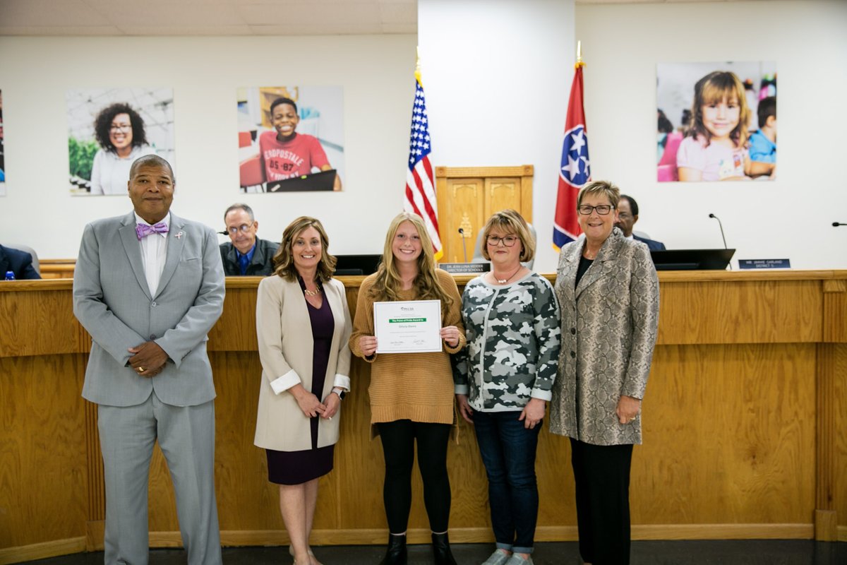 Two CMCSS high school students were recognized for outstanding accomplishments during the School Board Formal Meeting. Read more about Jacob Whittinghill and Olivia Davis here: bit.ly/3TB1WhN