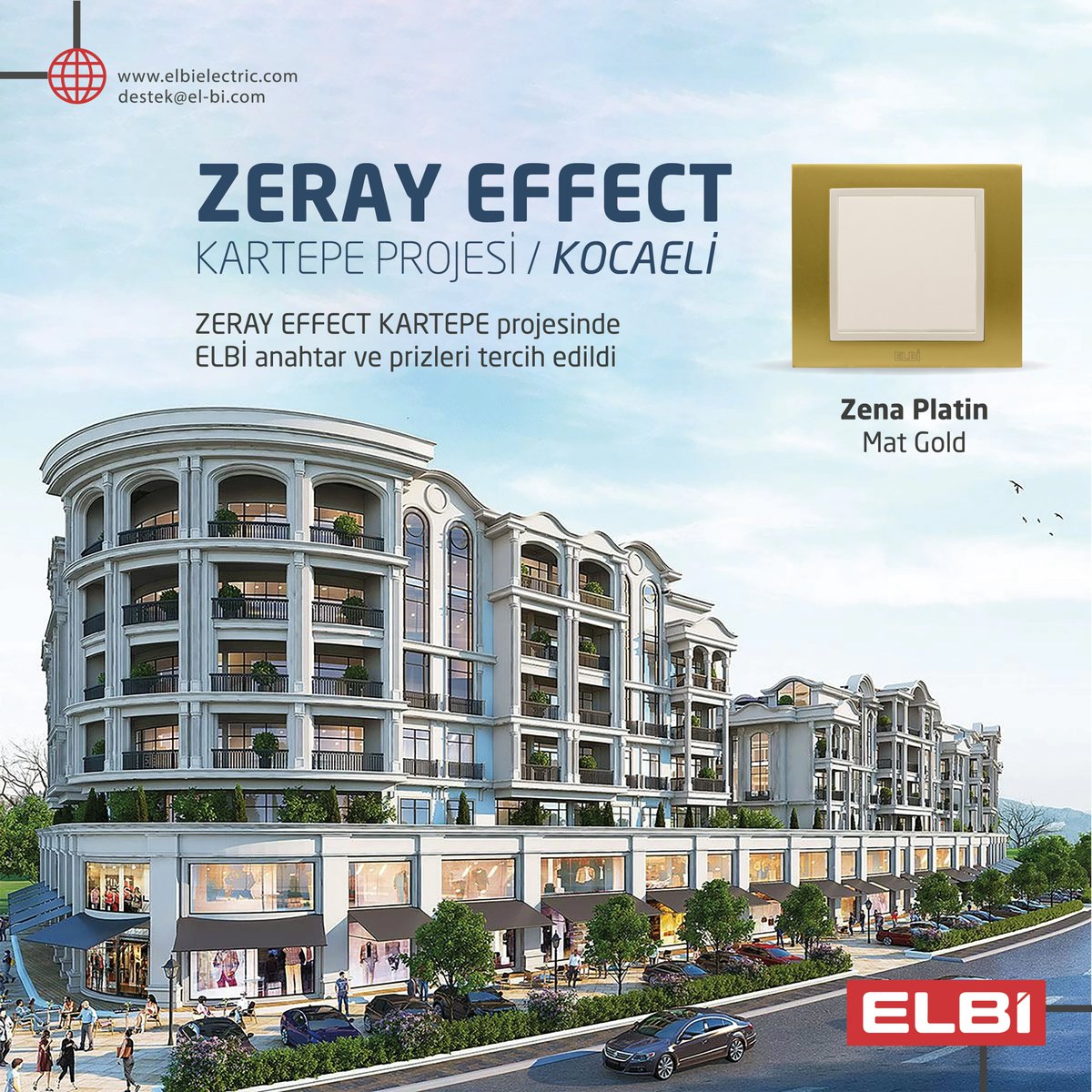 ELBIelektrik's tweet photo. Zeray Effect Kartepe Projesi'nde ELBİ Elektrik Zena Platin Mat Gold anahtar ve prizleri tercih edildi.
#elbi #elbielektrik #elektrik #anahtarpriz #anahtar #priz #zerayeffect #kartepe #proje #inşaat #kocaeli #zenplatin #dekorasyon #mimar #içmimar https://t.co/90f4AyroJp