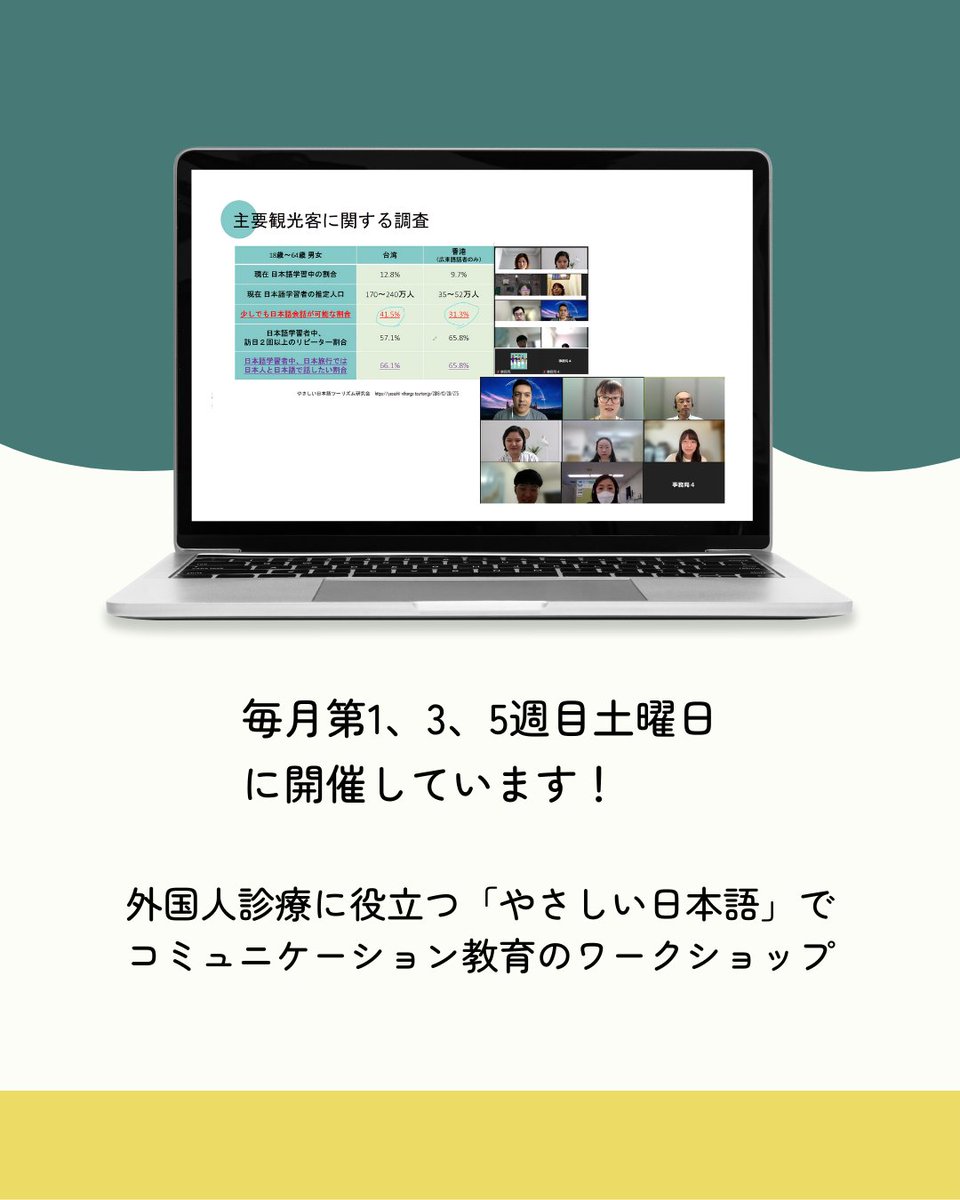 医療×「やさしい日本語」研究会 tweet media