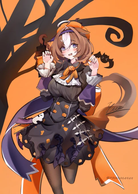 ハロウィンメイショウドトウ描きました! #ウマ娘  #ウマ娘プリティーダービー  #メイショウドトウ 