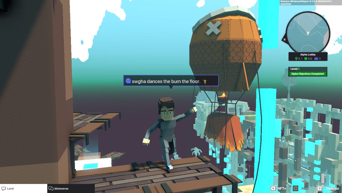 swg7116's tweet photo. @TheSandboxGame I just participated in the #SandboxAlphaS3Giveaway for a chance to win 500 SAND! Here is my favorite air balloon, check out my screenshot below!
👇 https://t.co/CyzssPQKIy