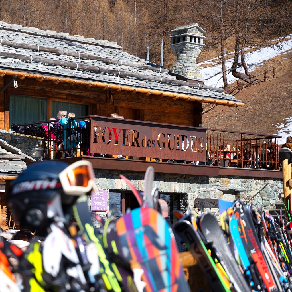 Have you been to the Foyer des Guides? 

It's a great restaurant all the way down in Valtournenche and makes for a great day out exploring the whole Italian side of the ski area.