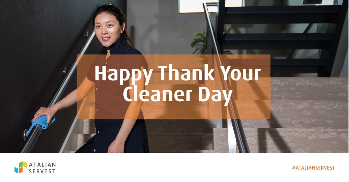 AtalianServest's tweet photo. Happy Thank Your Cleaner Day! We are so thankful for the cleaning professionals who make the world safe for us to work in. Don't forget to say thank you to cleaning professionals for all their hard work.
#TYCD @AtalianServest
https://t.co/jyCRYYIs9K https://t.co/eM9x66A4gH