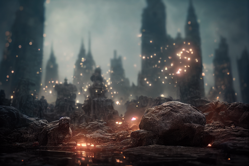 Thaeyne's tweet photo. And for the first time in a long time Iβm alright β Wizardpunk fireflies #midjourney #midjourneyAi #AIArtwork #AIart #wizardpunk https://t.co/G0IXEIDRFZ
