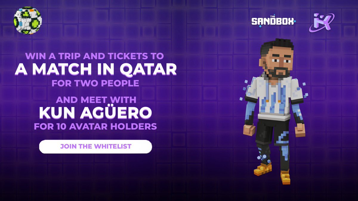 Kuniverse_GG's tweet photo. Do you want to go to Qatar with @aguerosergiokun?

Join the whitelist and have the chance to enter in the giveaway 😍

 🔗 https://t.co/KapG0CLhGB https://t.co/JWoMRkHMF3