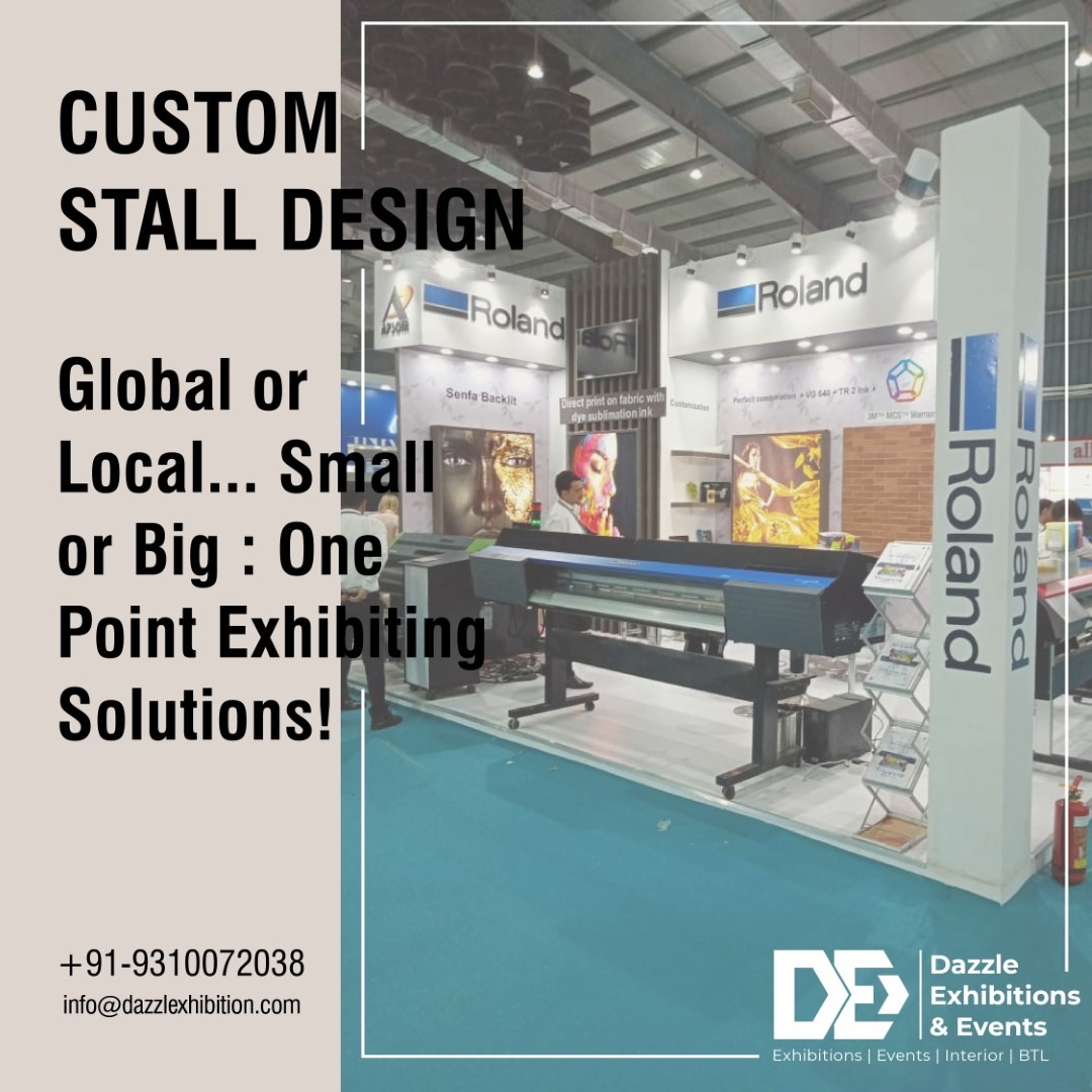 Dazzlexhibition's tweet photo. Dazzle strives to offer custom stall design for clients, that suit their idea and vision of a perfect stall design
.
.
#dazzleexhibitions #dazzleexhibitionsandevents #stalldesign #stallfabrication #boothdesigns #customstalldesign #exhibitiondesign #exhibitionstandbuilder https://t.co/BWLLB3BAfk