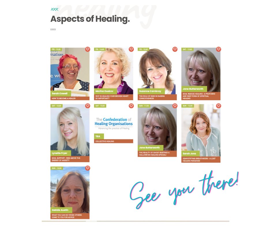 ConfedofHealing's tweet photo. ✨Will we see you at Mind, Body, Spirit Festival at the NEC in Birmingham later this month?✨ 
If you're going, take a look at what we have planned and pay us a visit: https://t.co/BCRhHF2Ewa 
#mindbodyspirit #healing #aspectsofhealing https://t.co/LNfC643nsd