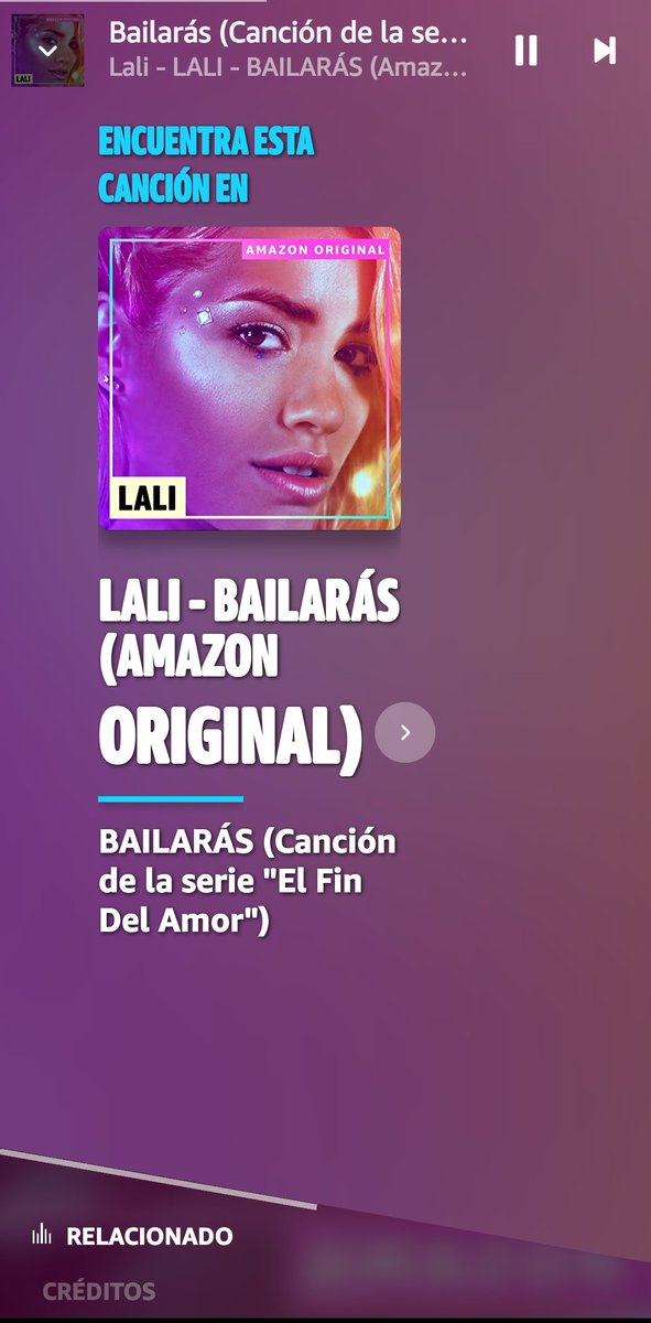 unaagi__'s tweet photo. Amo como salen los créditos del tema #Bailaras de @lalioficial #elfindelamor @PrimeVideoLat https://t.co/ovK3v7SWzS